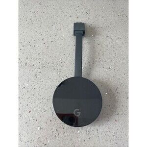 Google Chromecast NC2-6A5-D 2nd Gen HDMI Black 4K WiFi Streaming Media Player